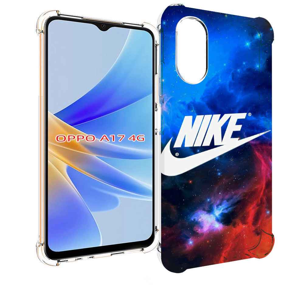 

Чехол MyPads найк в космосе для OPPO A17, Прозрачный, Tocco