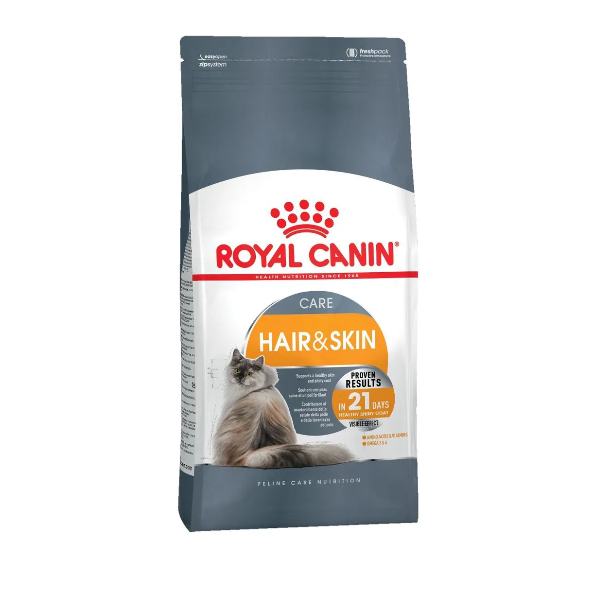 

Сухой корм для кошек Royal Canin Hair & Skin Care при аллергии, 6 шт по 2 кг