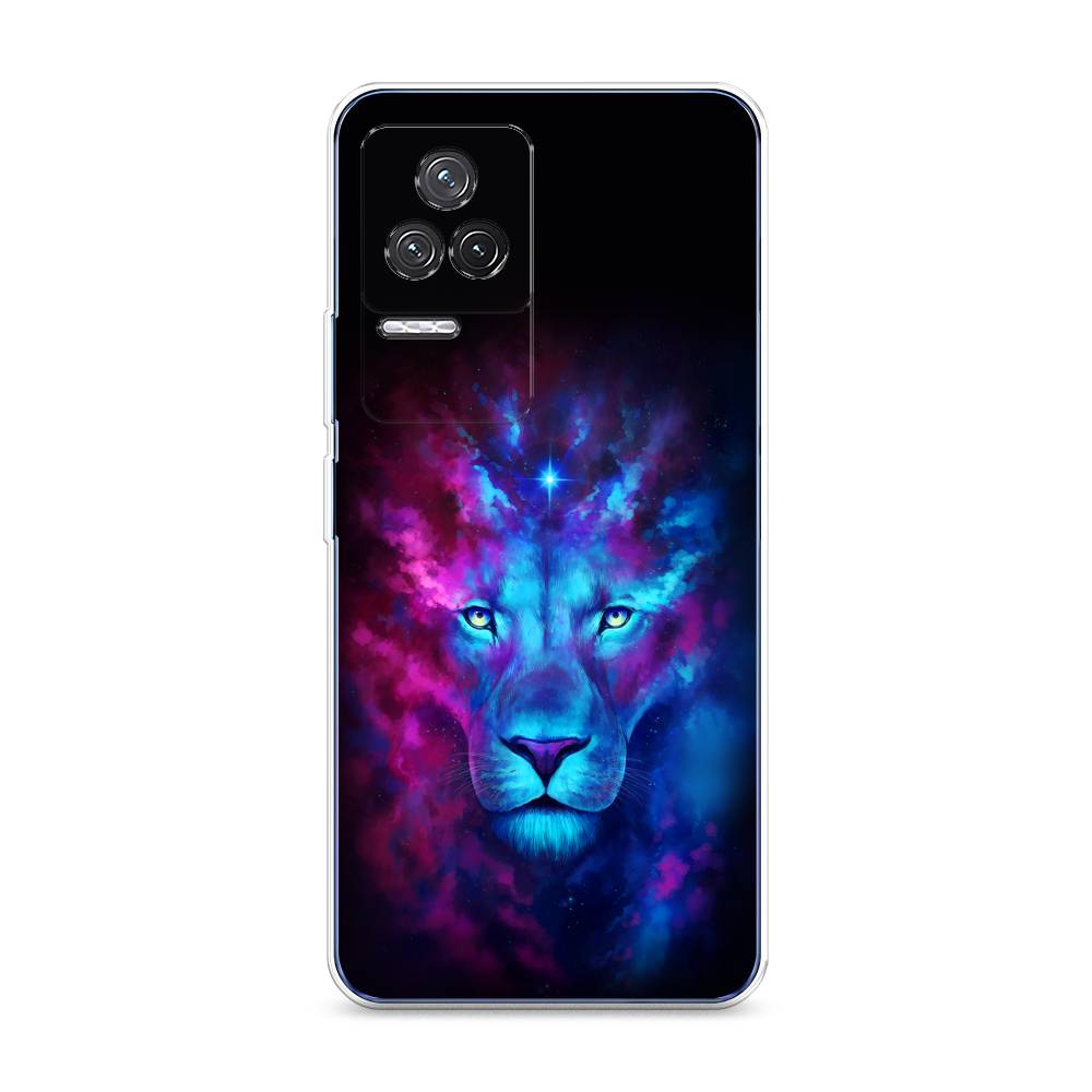 фото Силиконовый чехол "космический лев" на xiaomi redmi k50 awog