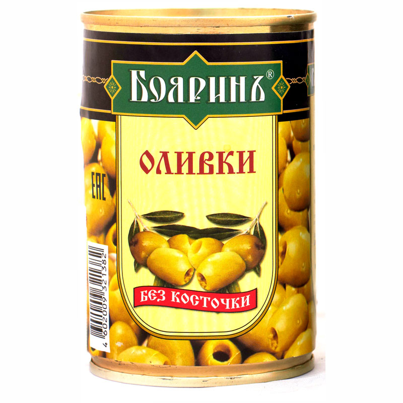 

Оливки Бояринъ без косточек 314 г