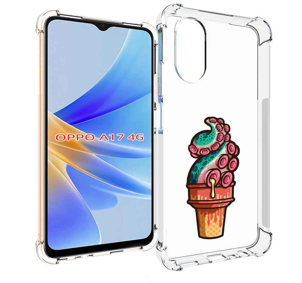 

Чехол MyPads мороженное для OPPO A17, Прозрачный, Tocco