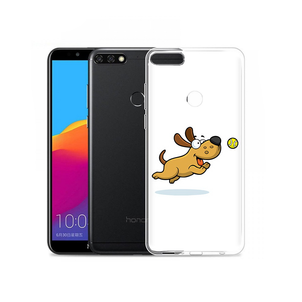 

Чехол MyPads Tocco для Honor 7C Pro пёсик (PT113786.47.563), Прозрачный, Tocco