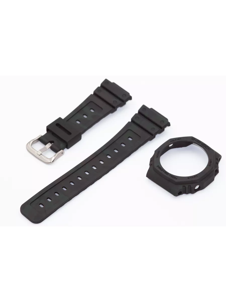 

Ремешок с корпусом мужской Watch Band GA-2100_mode1, черный/камуфляж/темно-зеленый, Зеленый;черный, GA-2100_mode1