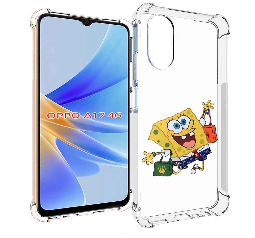 

Чехол MyPads модный-спанч-боб для OPPO A17, Прозрачный, Tocco
