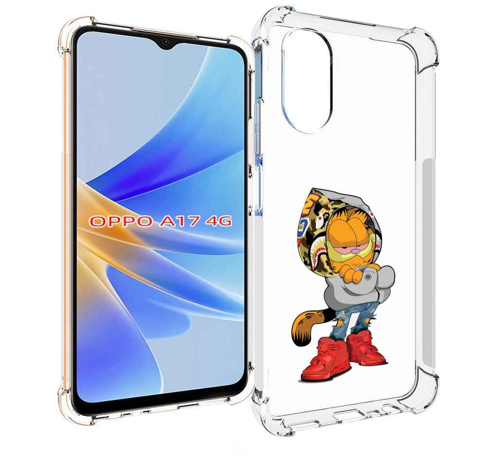 

Чехол MyPads модный-котяра детский для OPPO A17, Прозрачный, Tocco