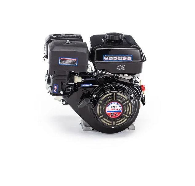 

Двигатель бензиновый Lifan 177F 9 л.с., вал 25 мм