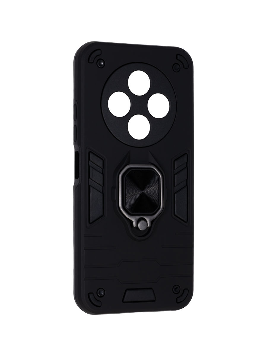 

Чехол для Tecno Spark 30С (4G) с кольцом подставкой, черный, ZAC-TCN-GO-30C