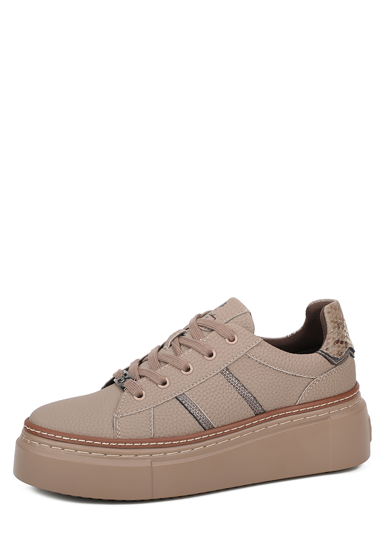 

Кеды женские Pierre Cardin 217076 бежевые 38 RU, Бежевый, 217076