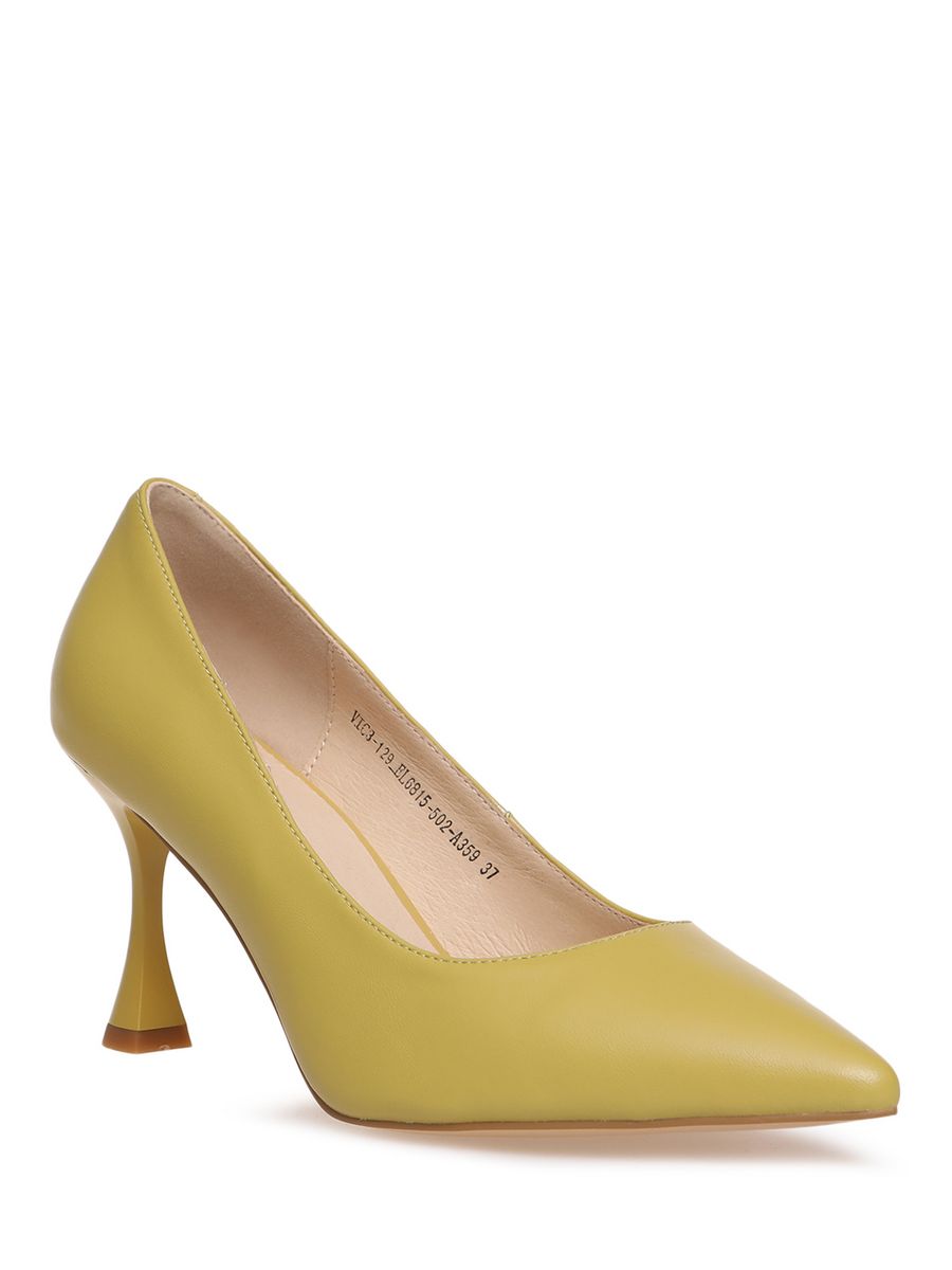 Туфли женские El Tempo VIC3-129_EL6815-502-A3 желтые 38 RU