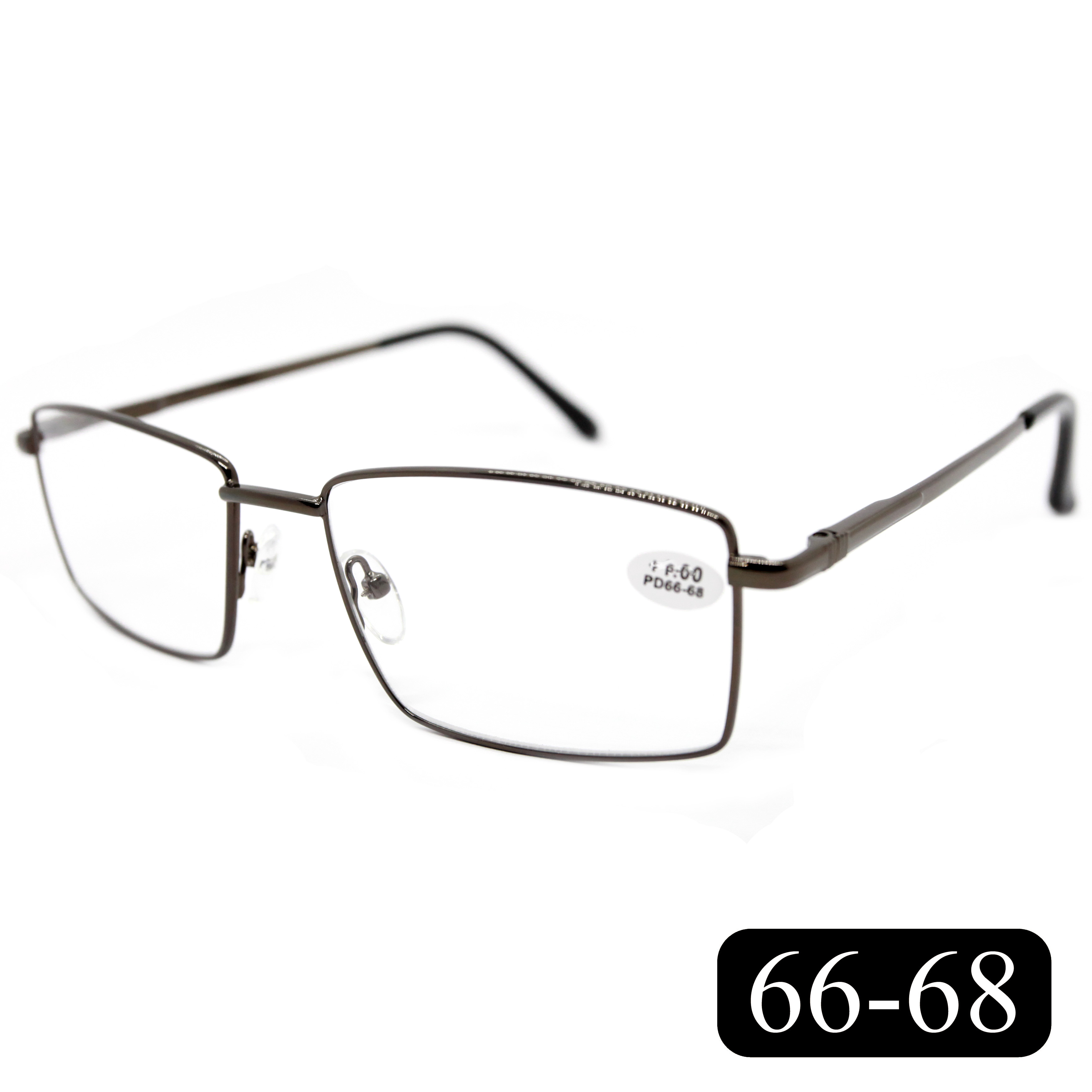 Готовые очки МОСТ 182 M2, для чтения, +2,25, без футляра, серые, РЦ 66-68