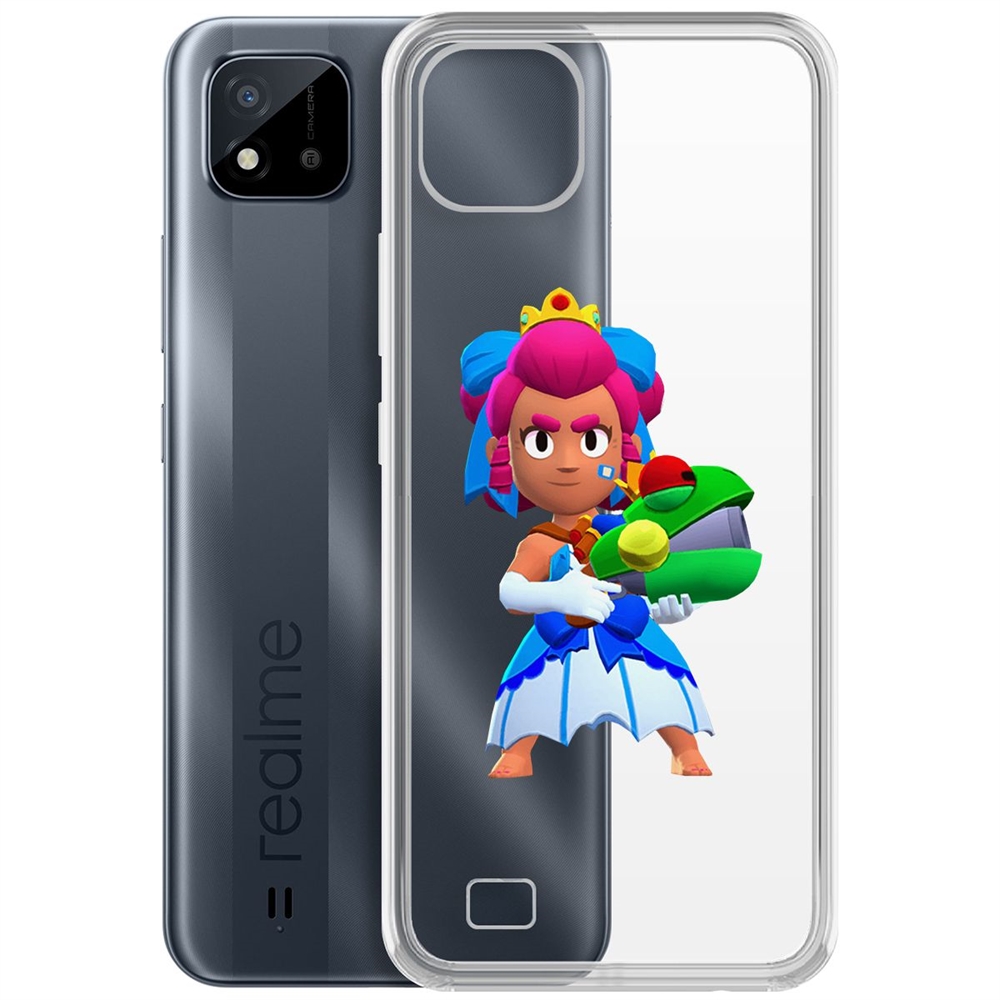 Чехол-накладка Brawl Stars-Принцесса Шелли для Realme C11 (2021)