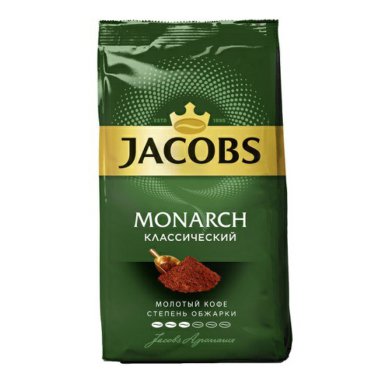 Кофе Jacobs Monarch молотый 70 г 150₽