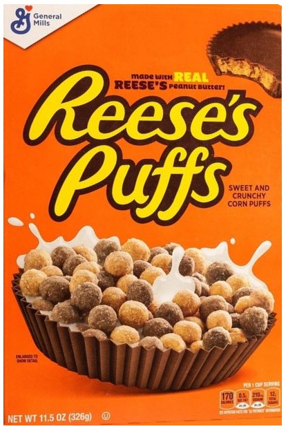

Сухой завтрак Reese's Puffs Peanut Butter