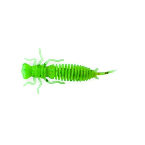 

FANATIK Приманка силиконовая (мягкая) FANATIK LARVA (02035L / 3,5" / 020), Зеленый