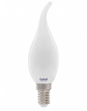 

Лампа LED FL 8W M E14 2700 свеча на ветру филам. матовый General