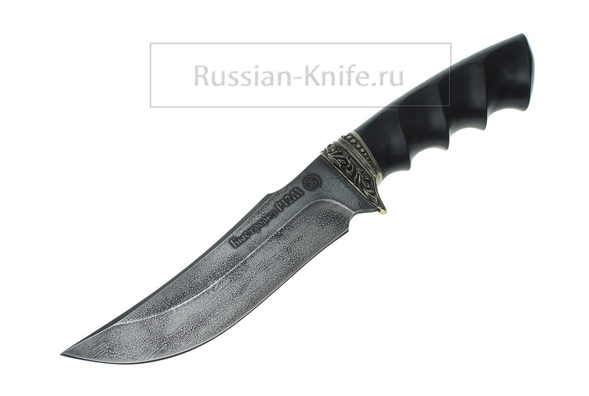 

Нож Восток (сталь Р12М-быстрорез), граб, А.Жбанов
