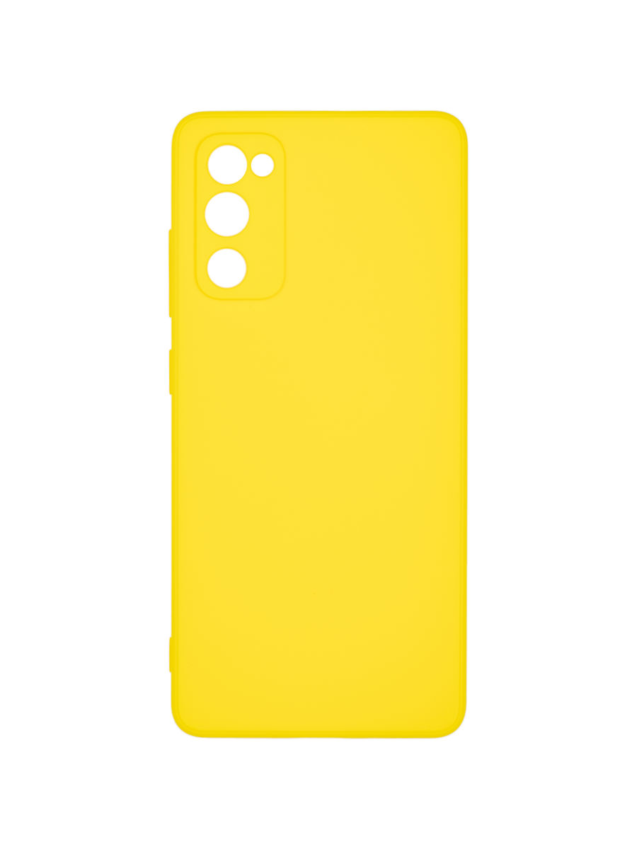 

Чехол для Samsung Galaxy S20 FE с защитой камеры, противоударный с микрофиброй, желтый, ZSMF-SAM-S20-FE