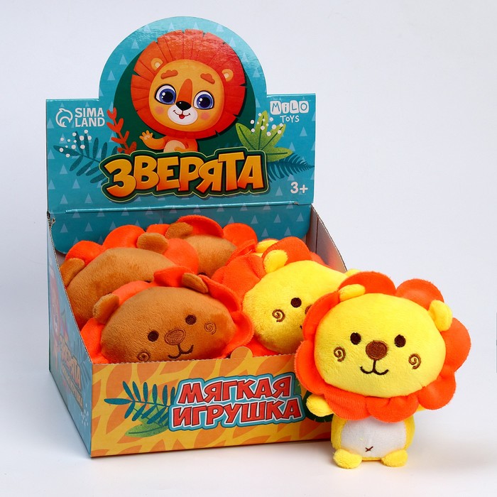 Мягкая игрушка Зверята, МИКС