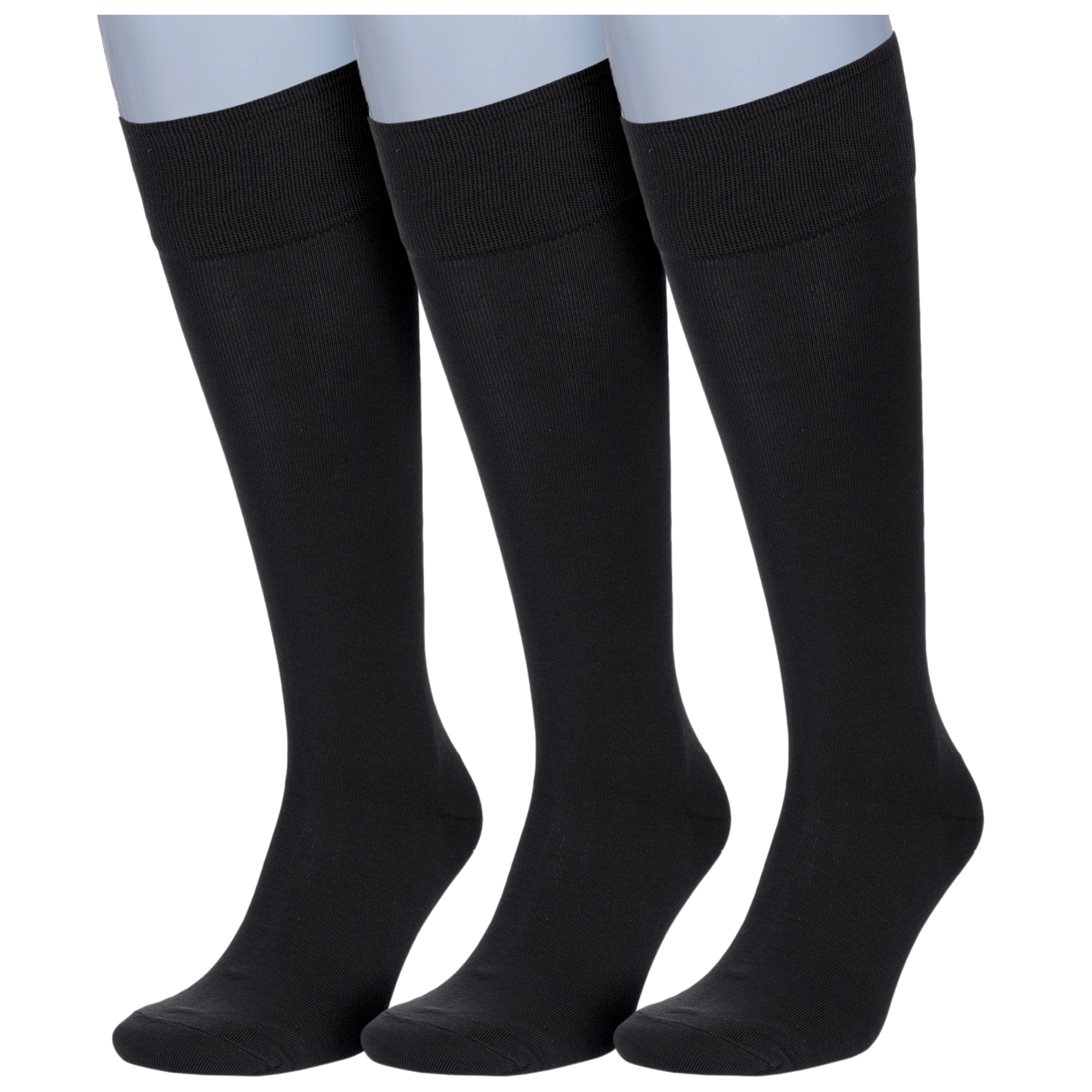 

Комплект гольфов мужских MoscowSocksClub 3-MG-484 черных 25, 3-MG-484
