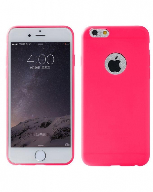 

Накладка iPhone 6/6S Plus Jelly Remax Rose, Розовый