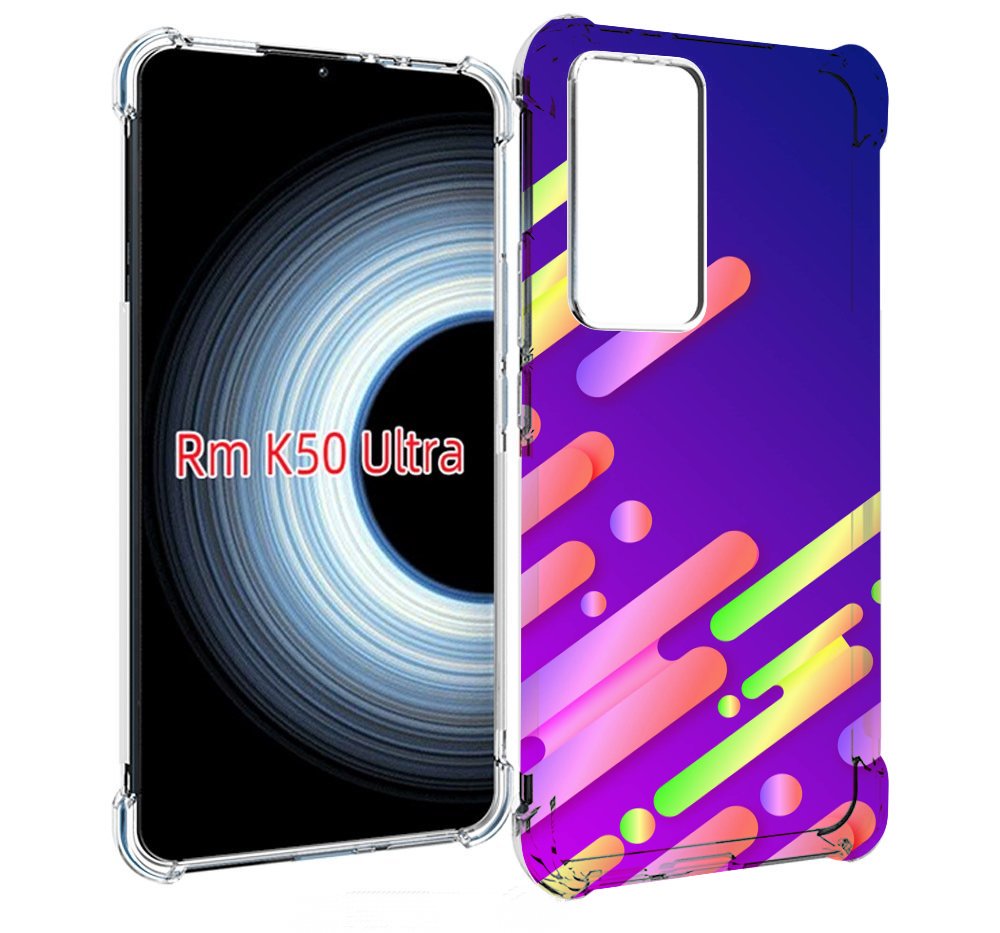 

Чехол MyPads неоновый-фон для Xiaomi 12T / Redmi K50 Ultra, Прозрачный, Tocco