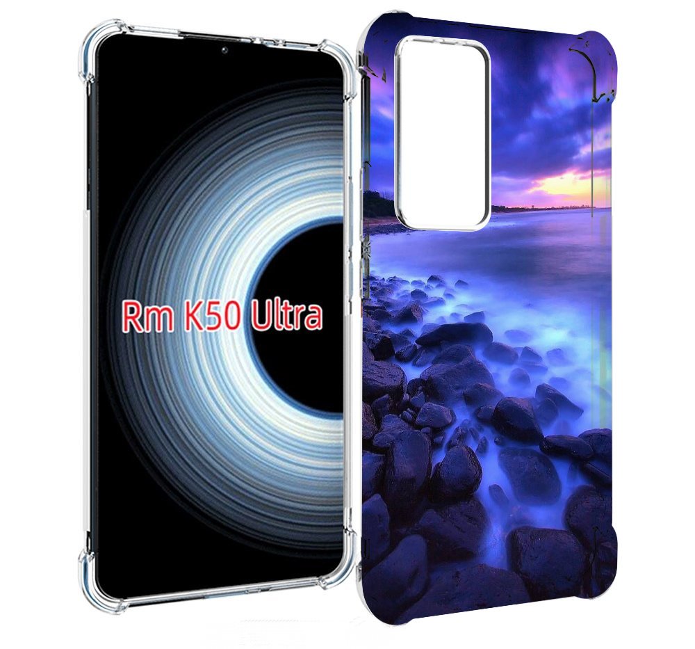 

Чехол MyPads неоновый берег для Xiaomi 12T / Redmi K50 Ultra, Прозрачный, Tocco