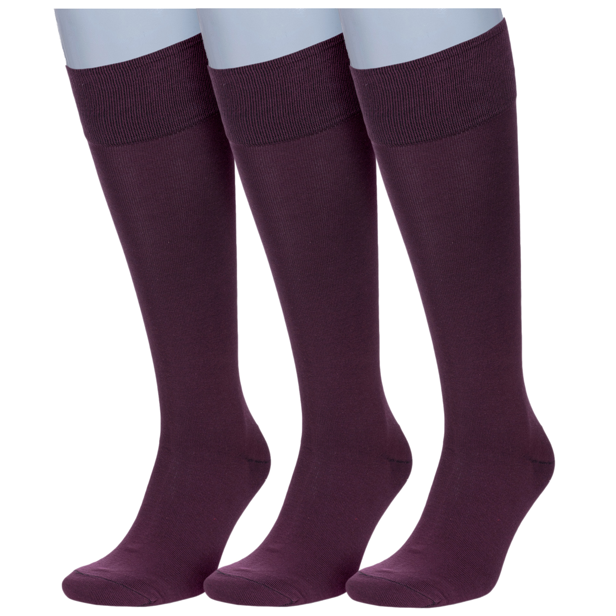 

Комплект гольфов мужских MoscowSocksClub 3-MG-484 бордовых 29, 3-MG-484