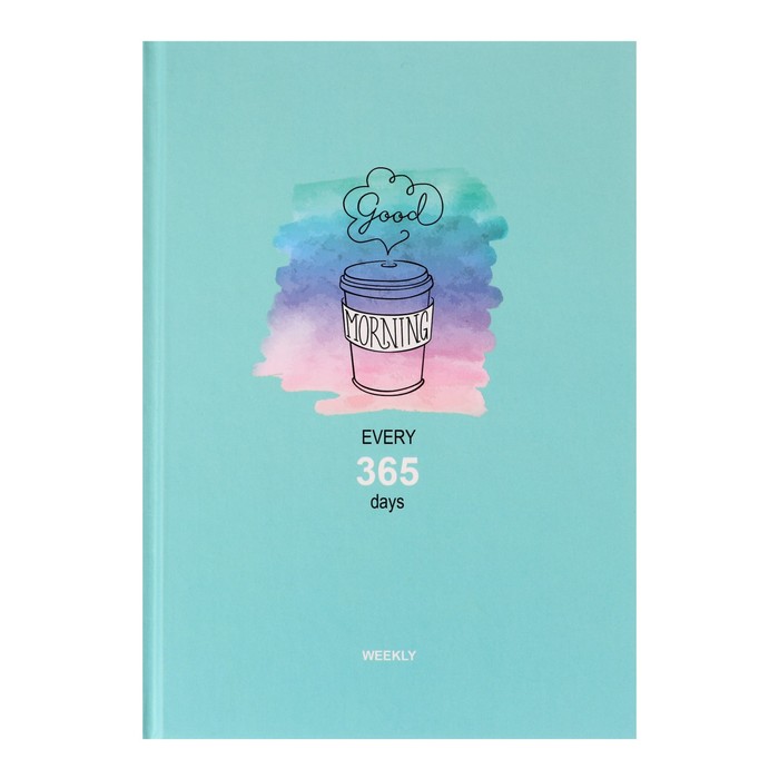 

Записная книжка-ежедневник А5, 64 листа в точку "Дни недели", твердая обложка, матовая лам