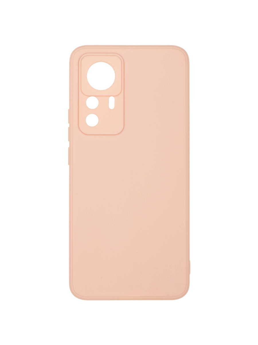 Чехол для Xiaomi 12T Pro с защитой камеры, противоударный с микрофиброй, пыльно-розовый