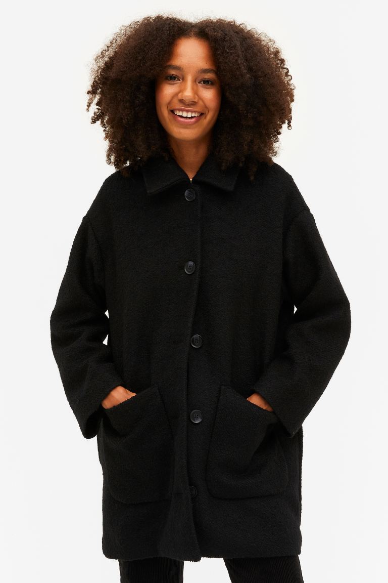 Пальто женское Monki 0871772013 черное S (доставка из-за рубежа)