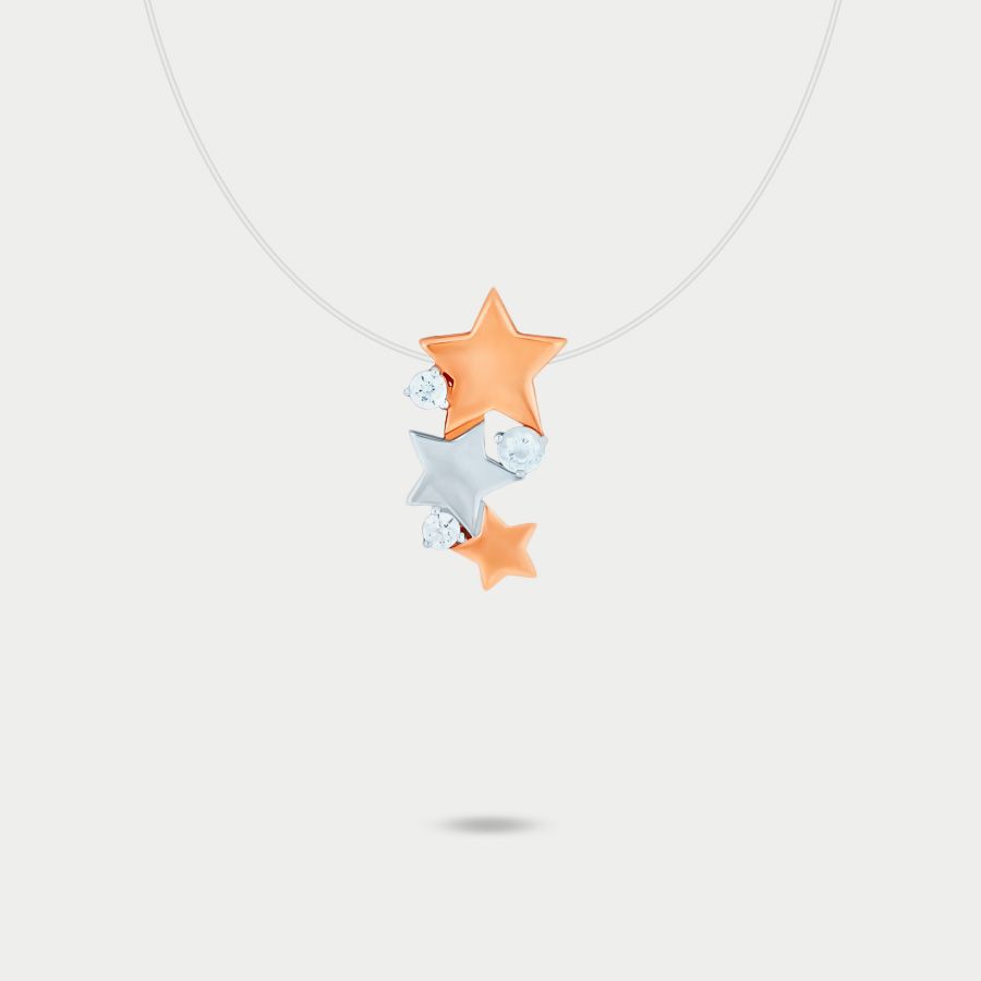 

Колье из золота с фианитом 35 см GOLD CENTER 71138, 71138