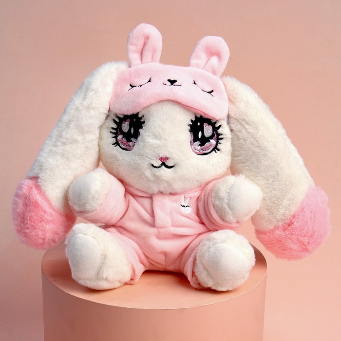 

Milo toys Мягкая игрушка «Сонэ и Соён» зайка в пижаме, Белый