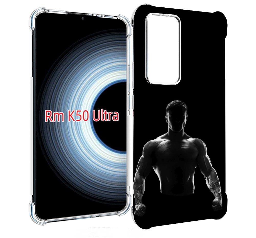 

Чехол MyPads накаченный мужчина в тени мужской для Xiaomi 12T / Redmi K50 Ultra, Прозрачный, Tocco