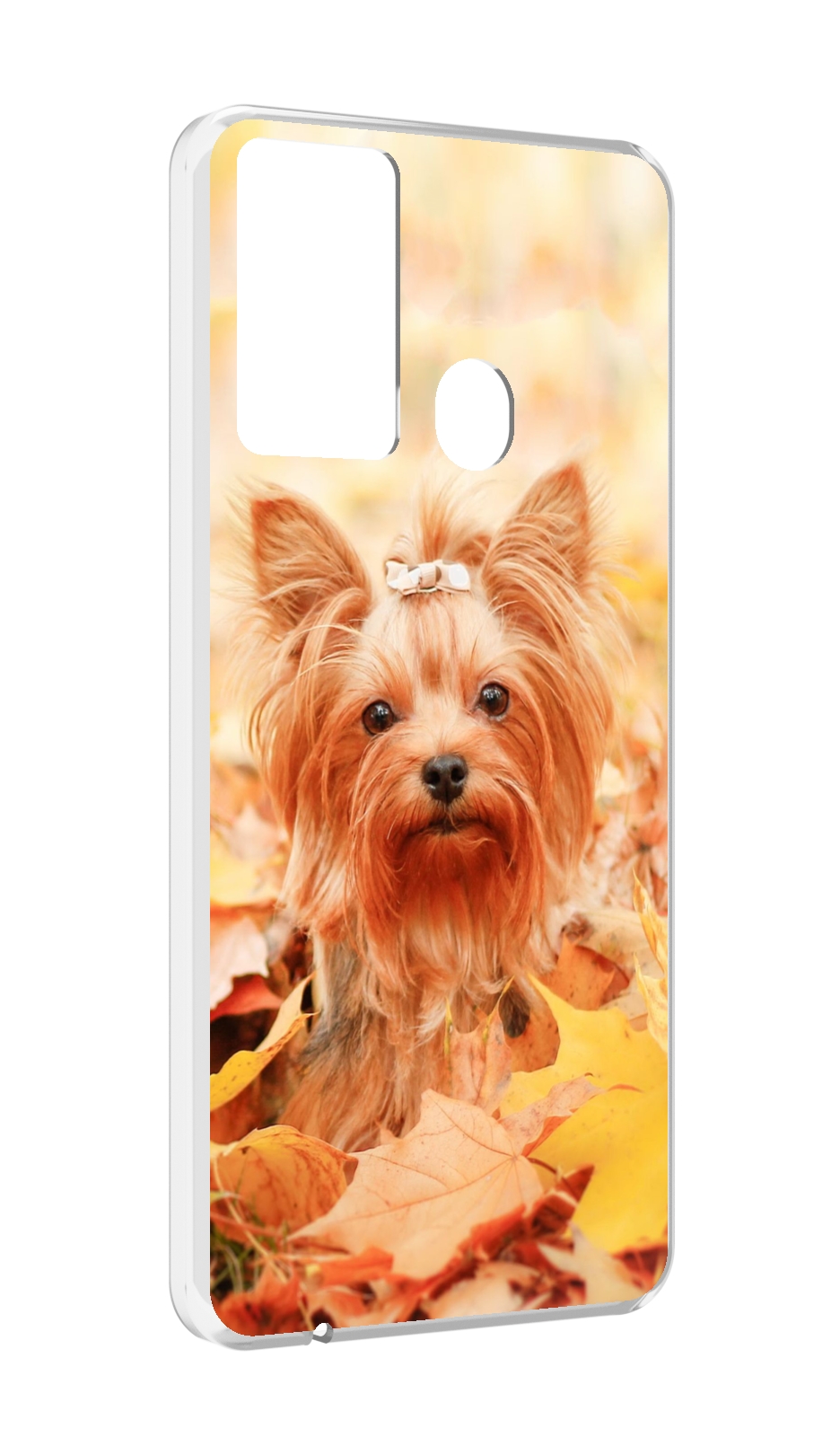 

Чехол MyPads еркширдскии терьер иорк для Itel P37/Itel Vision 2S, Прозрачный, Tocco