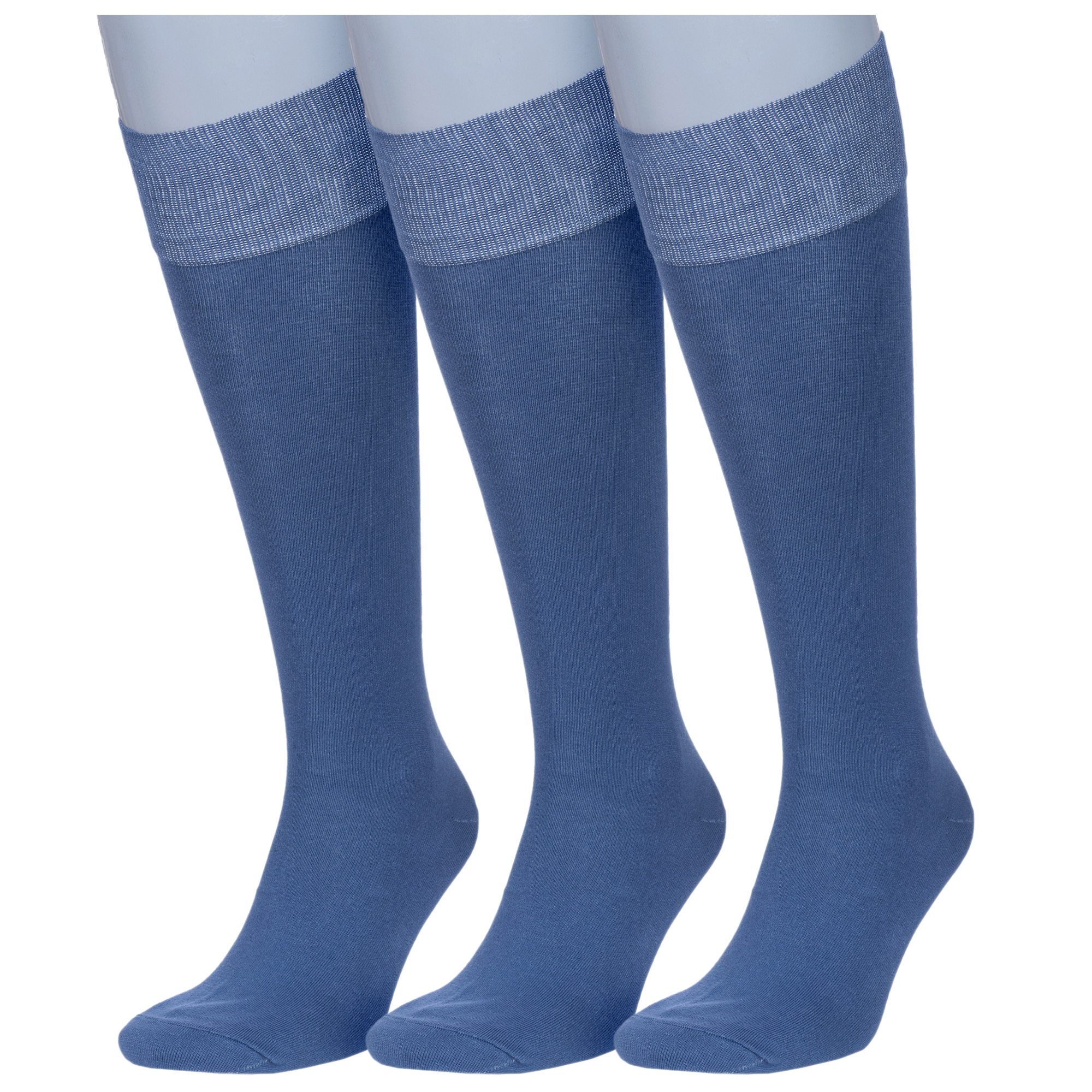 

Комплект гольфов мужских MoscowSocksClub 3-MG-484 синих 25, 3-MG-484