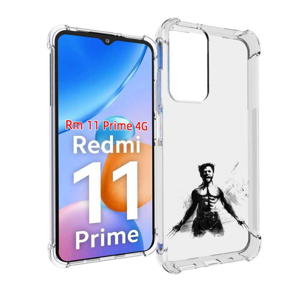 

Чехол MyPads росомаха для Xiaomi Redmi 11 Prime 4G, Прозрачный, Tocco