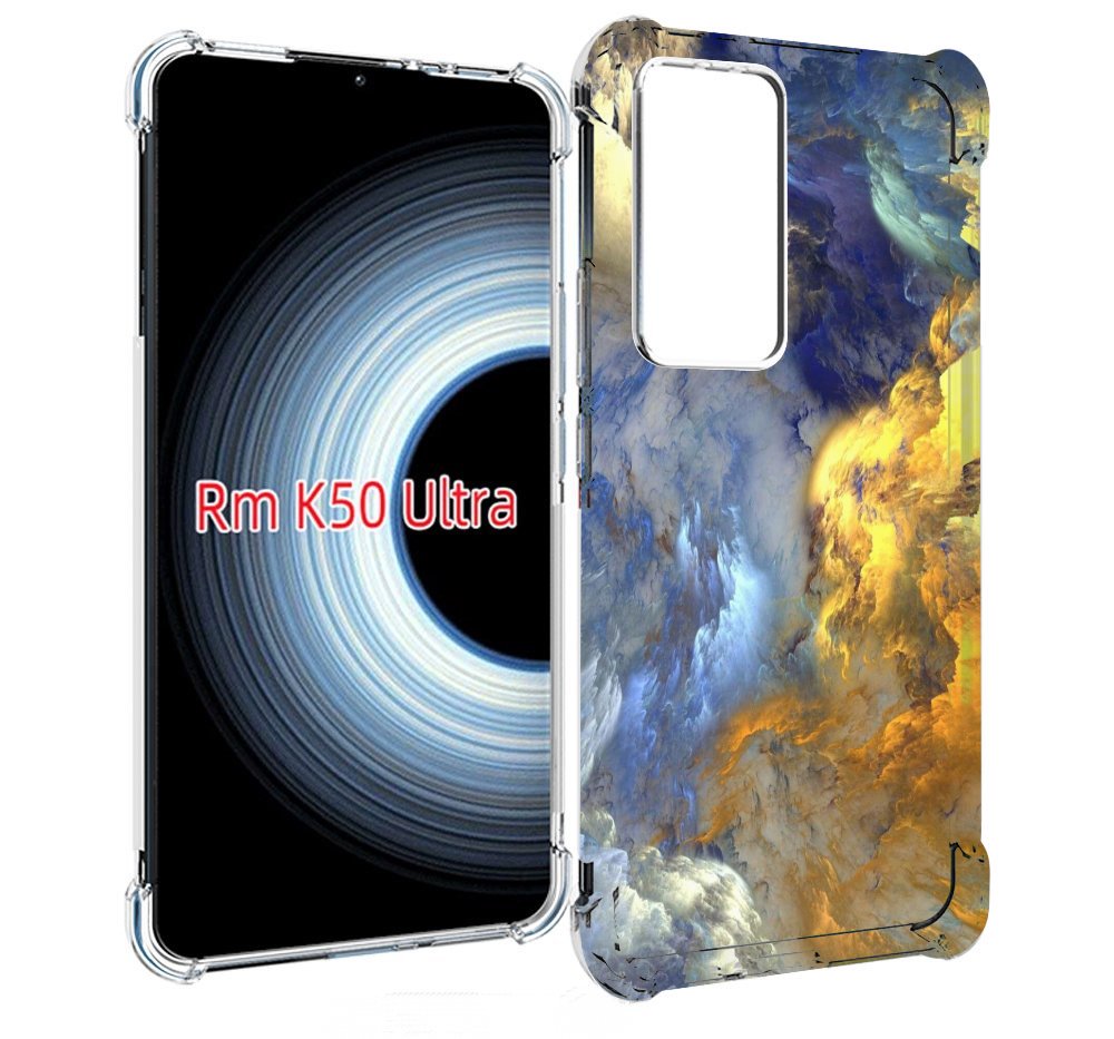 

Чехол MyPads мраморное небо для Xiaomi 12T / Redmi K50 Ultra, Прозрачный, Tocco