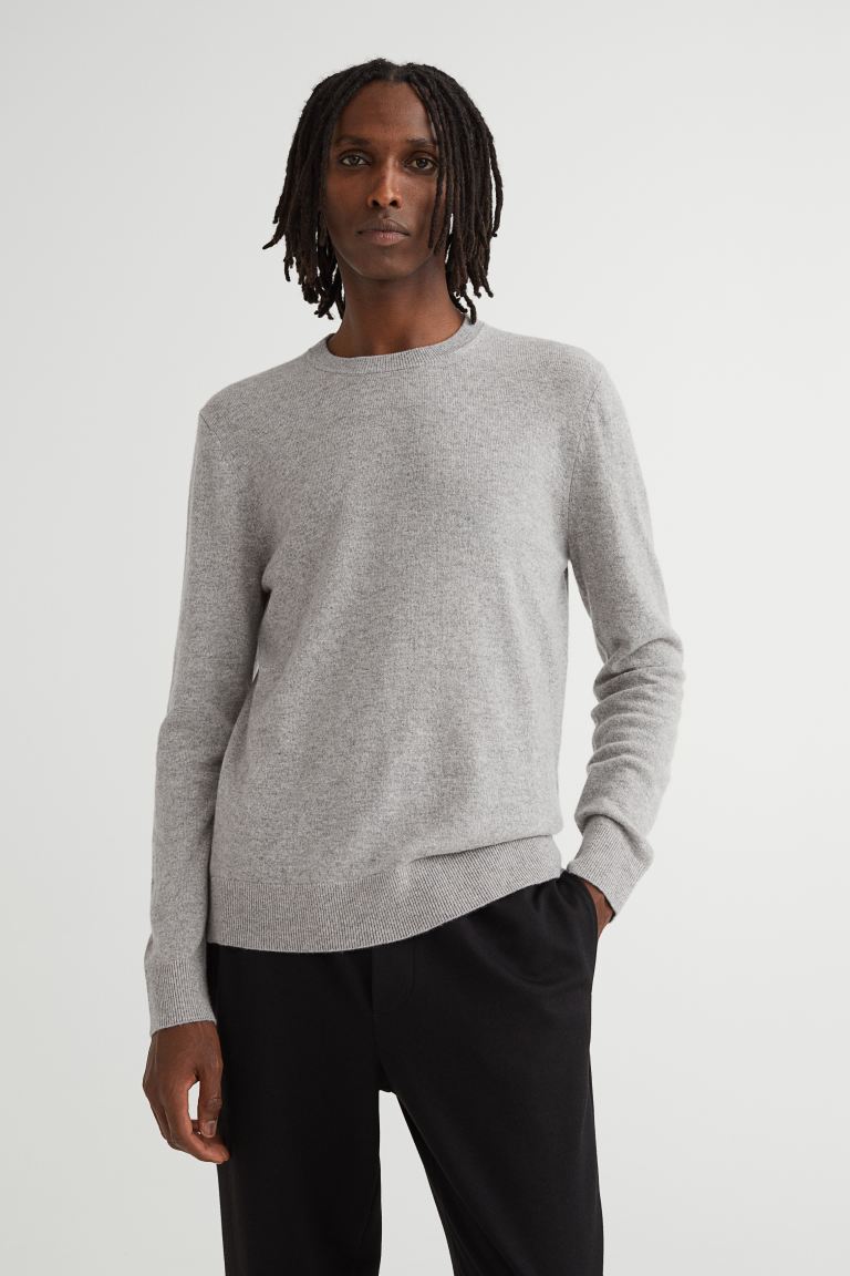 

Джемпер мужской H&M 0871176001 серый XL (доставка из-за рубежа), 0871176001
