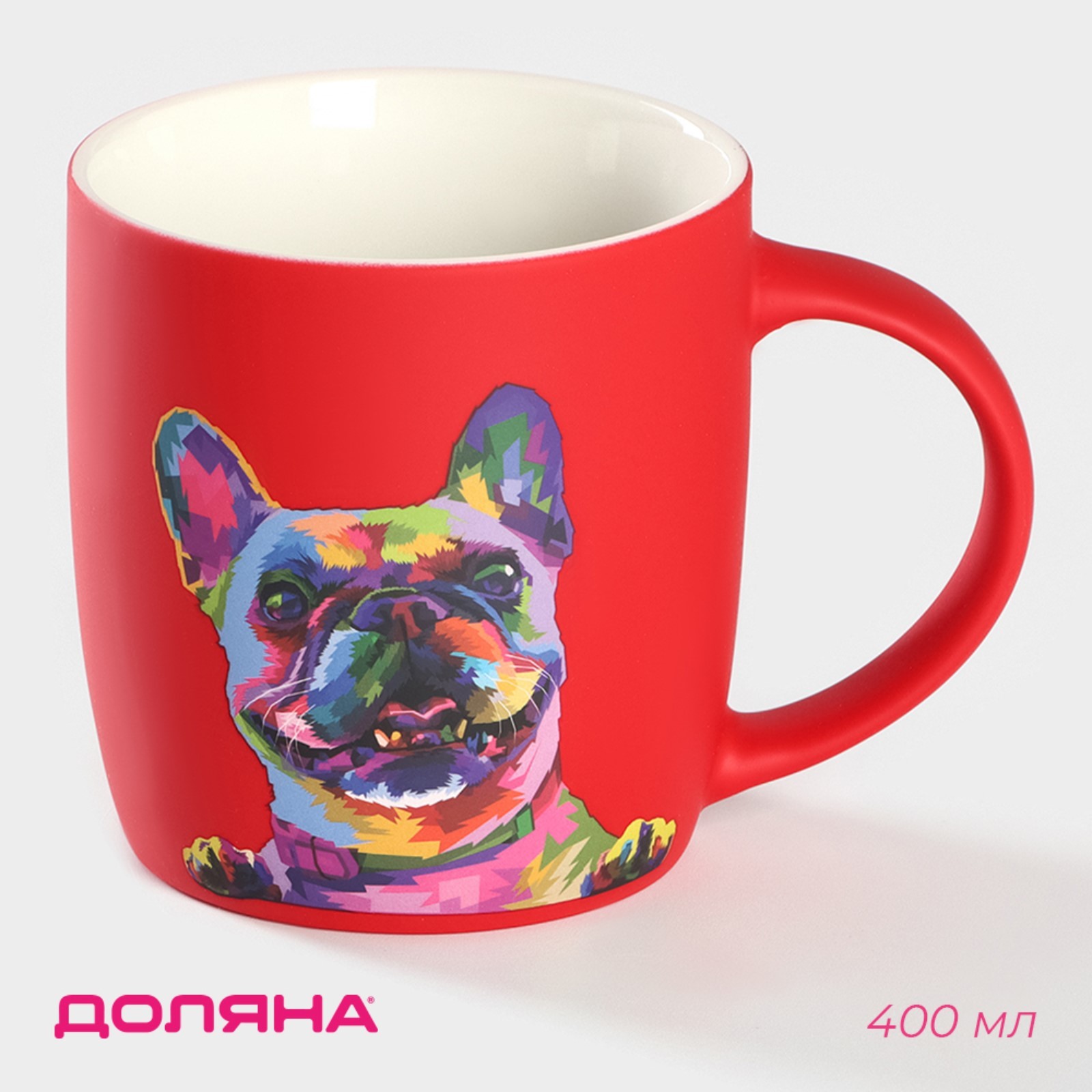 

Кружка Доляна Собачка, 400 мл, 400 мл