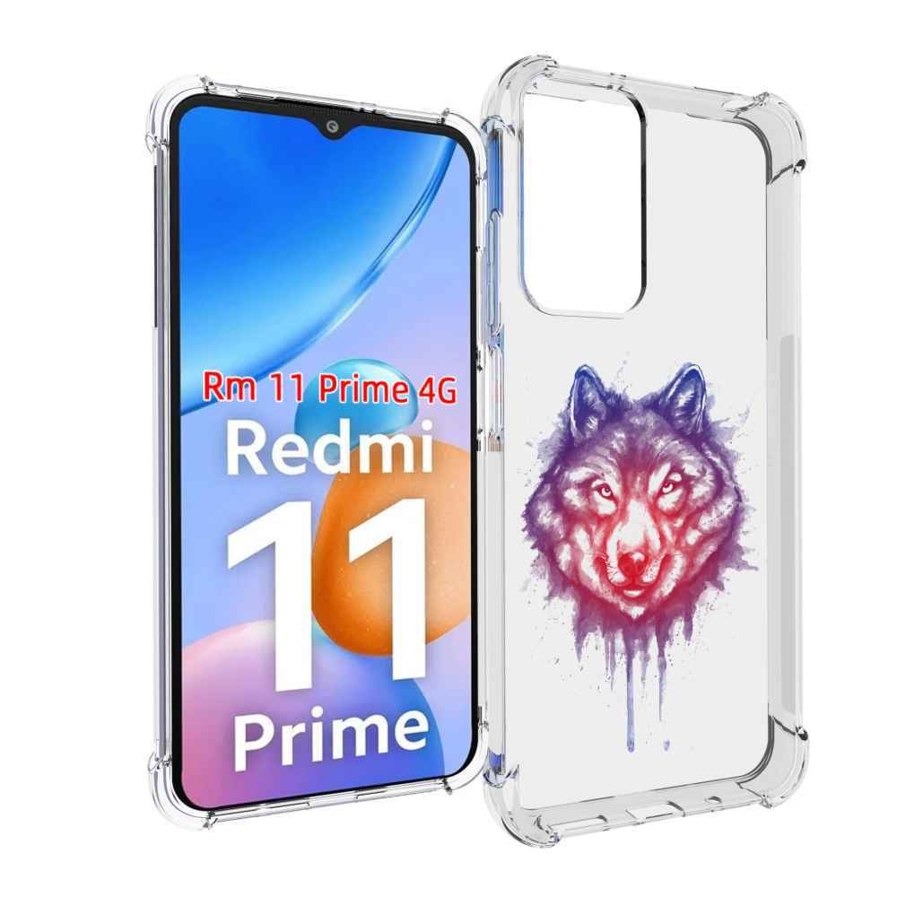 

Чехол MyPads пушистый волк для Xiaomi Redmi 11 Prime 4G, Прозрачный, Tocco