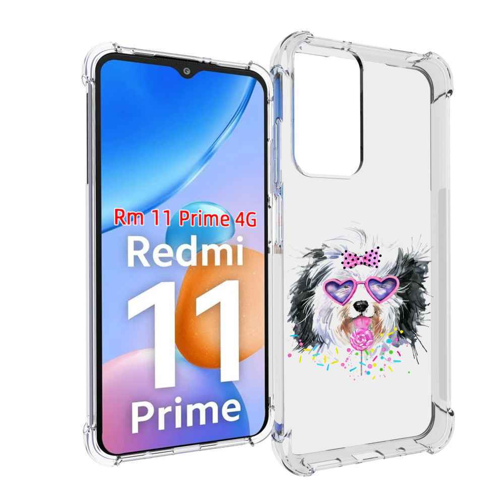 

Чехол MyPads пушистик для Xiaomi Redmi 11 Prime 4G, Прозрачный, Tocco