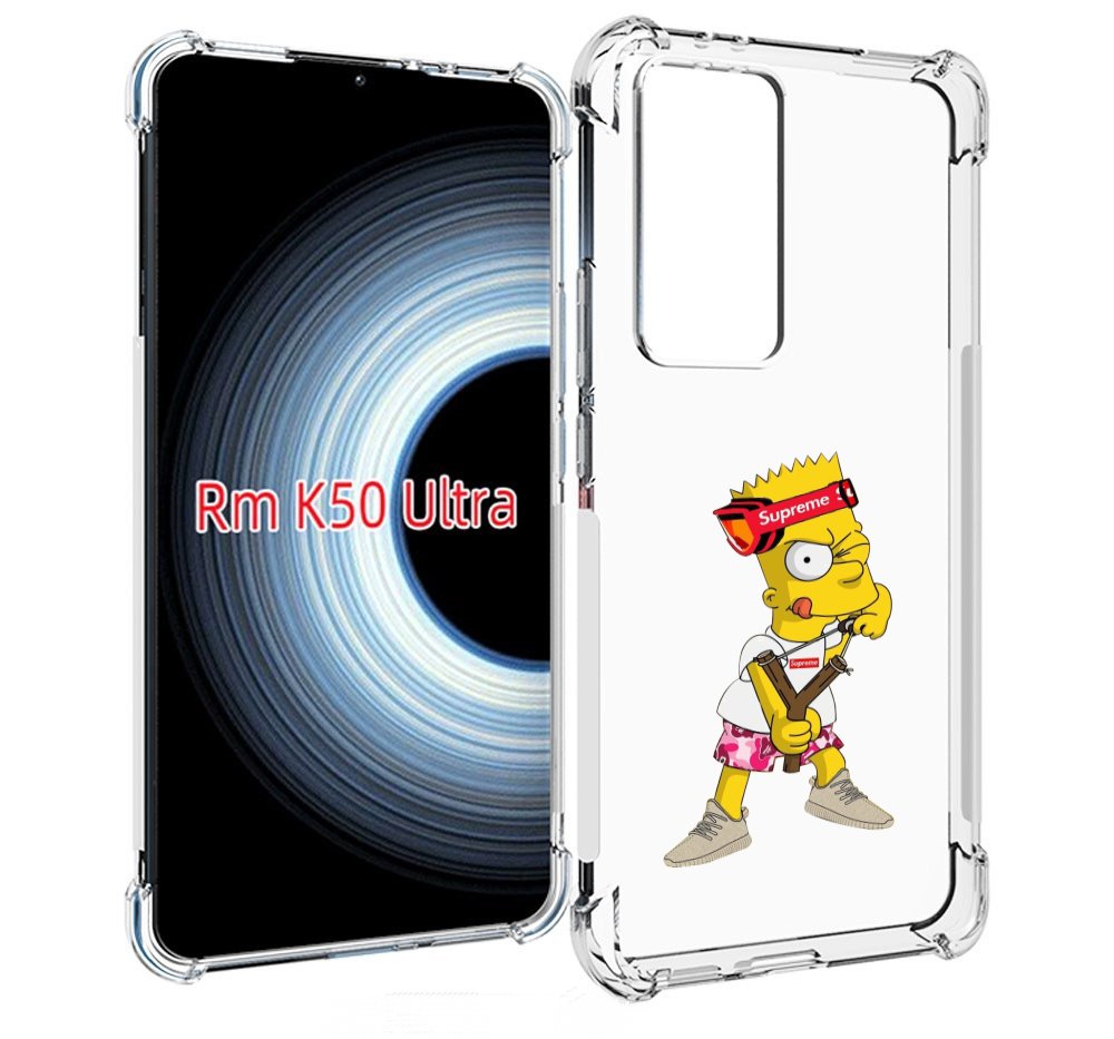 

Чехол MyPads модный-барт-симпсон для Xiaomi 12T / Redmi K50 Ultra, Прозрачный, Tocco