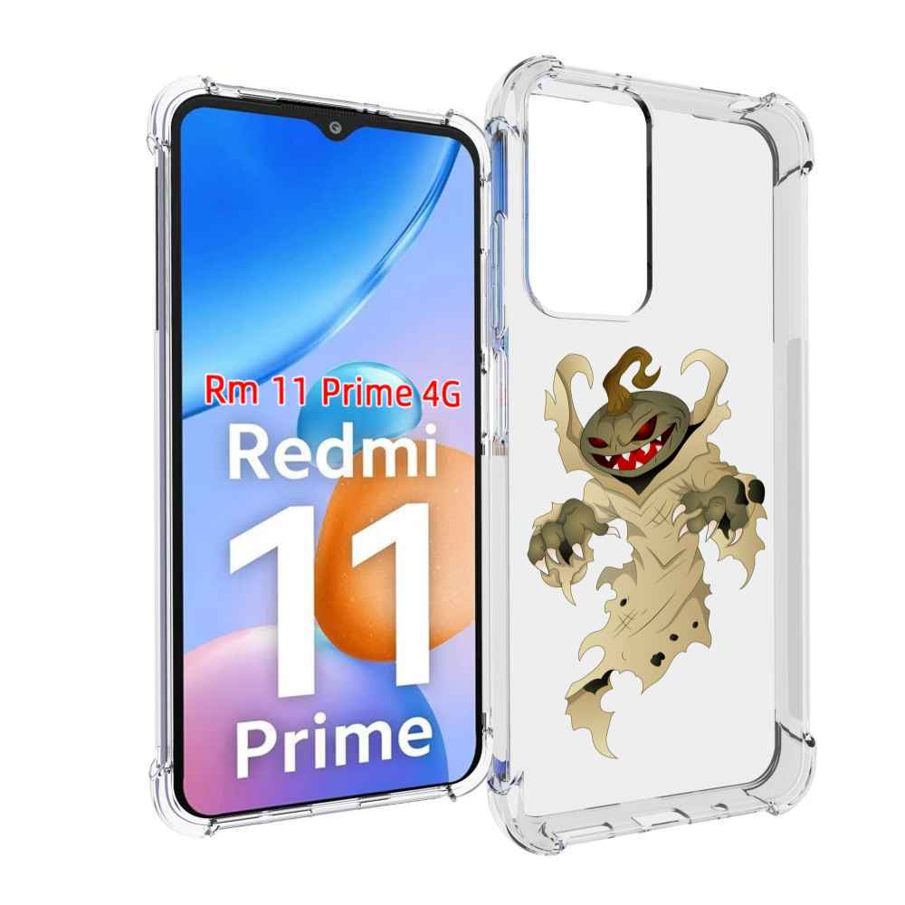 Чехол MyPads призрак хэллоуина для Xiaomi Redmi 11 Prime 4G