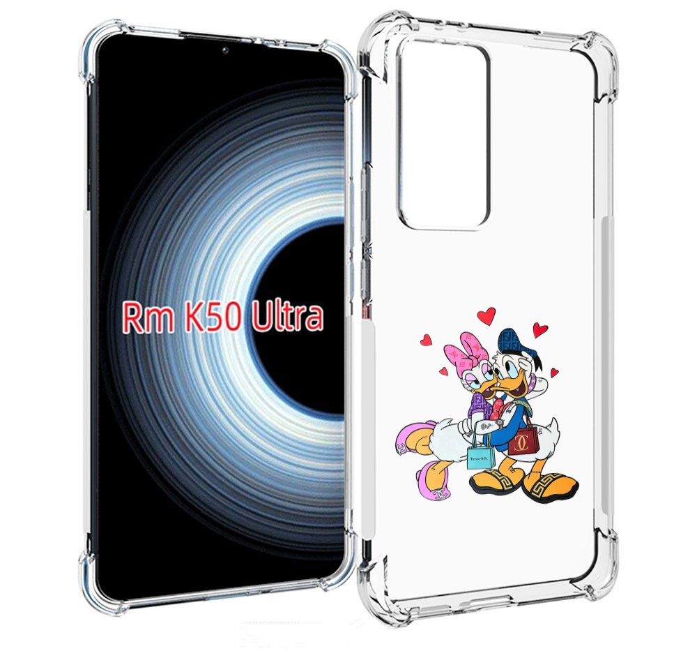 

Чехол MyPads модные-влюбленные-утки для Xiaomi 12T / Redmi K50 Ultra, Прозрачный, Tocco