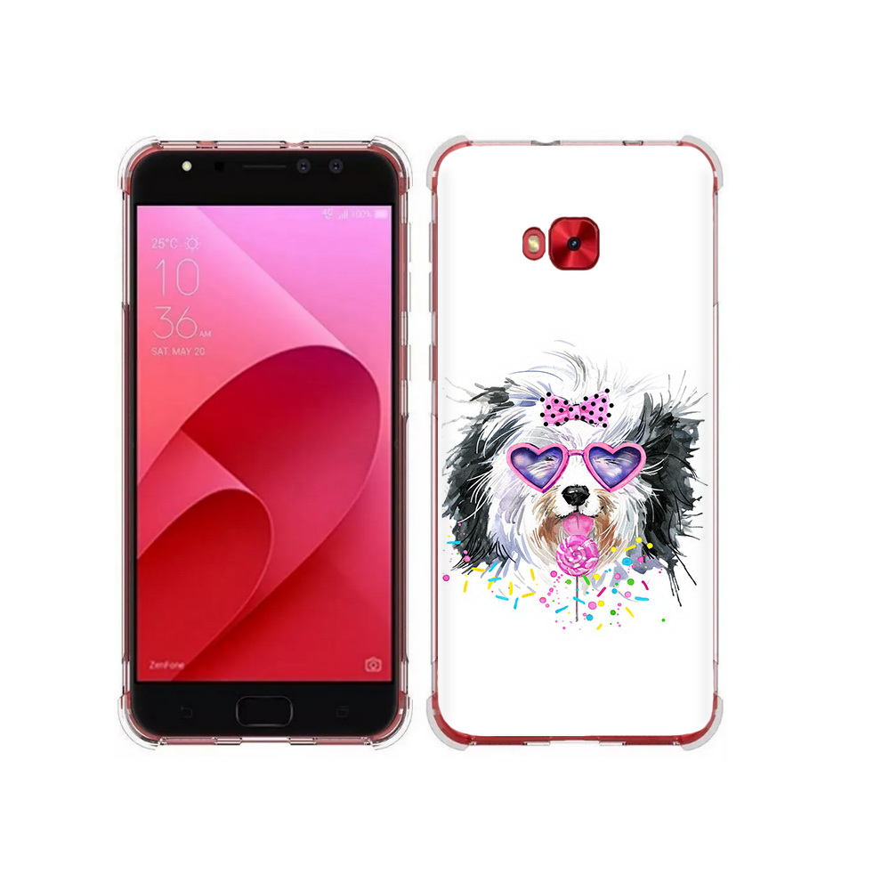 

Чехол MyPads Tocco для Asus ZenFone 4 Selfie пушистик (PT76274.652.559), Прозрачный, Tocco