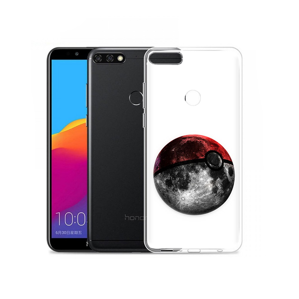 

Чехол MyPads Tocco для Honor 7C Pro планета покебол (PT113786.47.543), Прозрачный, Tocco
