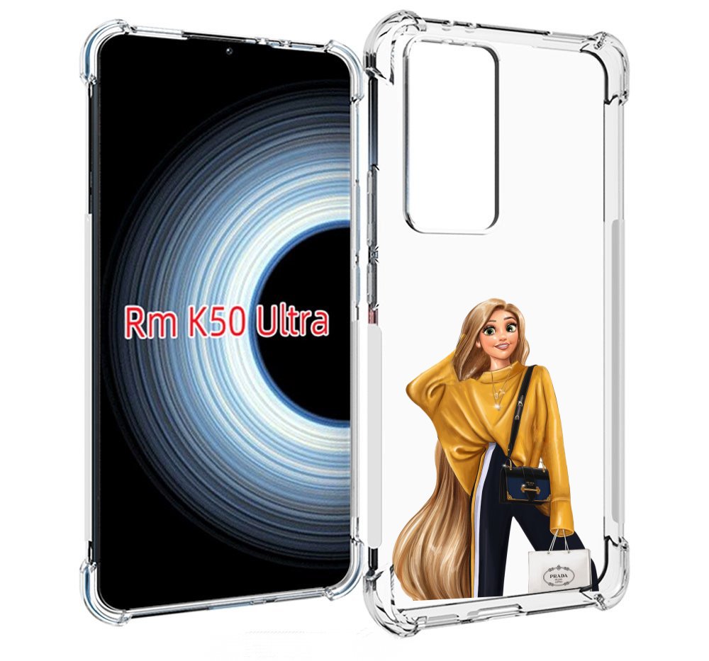 

Чехол MyPads модная-рапунсель женский для Xiaomi 12T / Redmi K50 Ultra, Прозрачный, Tocco
