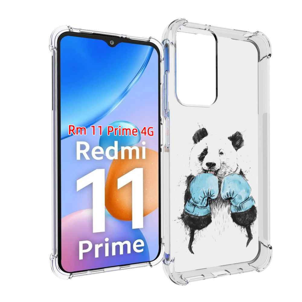 

Чехол MyPads панда боксер для Xiaomi Redmi 11 Prime 4G, Прозрачный, Tocco