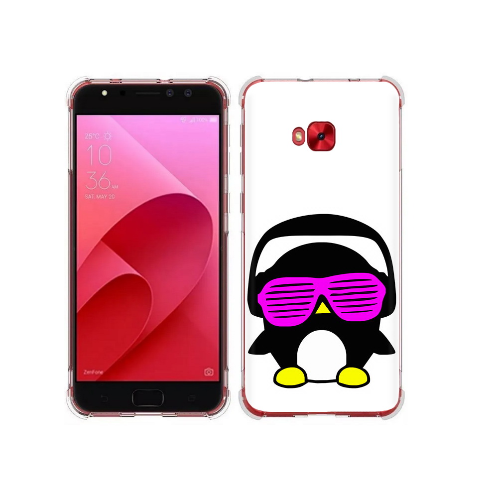 

Чехол MyPads Tocco для Asus ZenFone 4 Selfie пингвин (PT76274.652.541), Прозрачный, Tocco