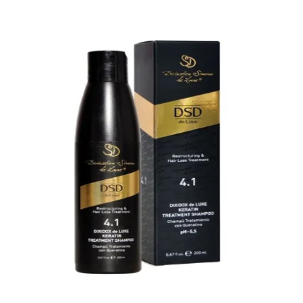 

Шампунь DSD Dixidox De Luxe Keratin Treatment Shampoo № 4.1 восстанавливающий, 200 мл